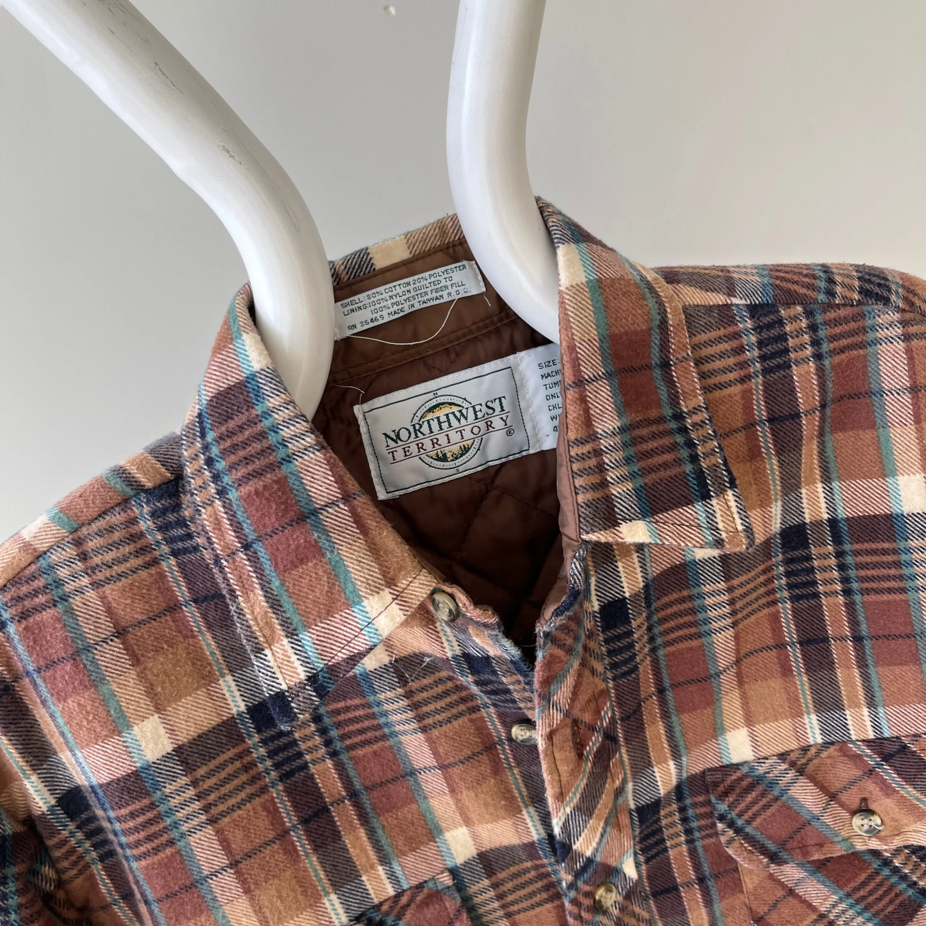 1980/90s Insulated Flannel Jacket/Shirt/Shaket - Excellent Shape