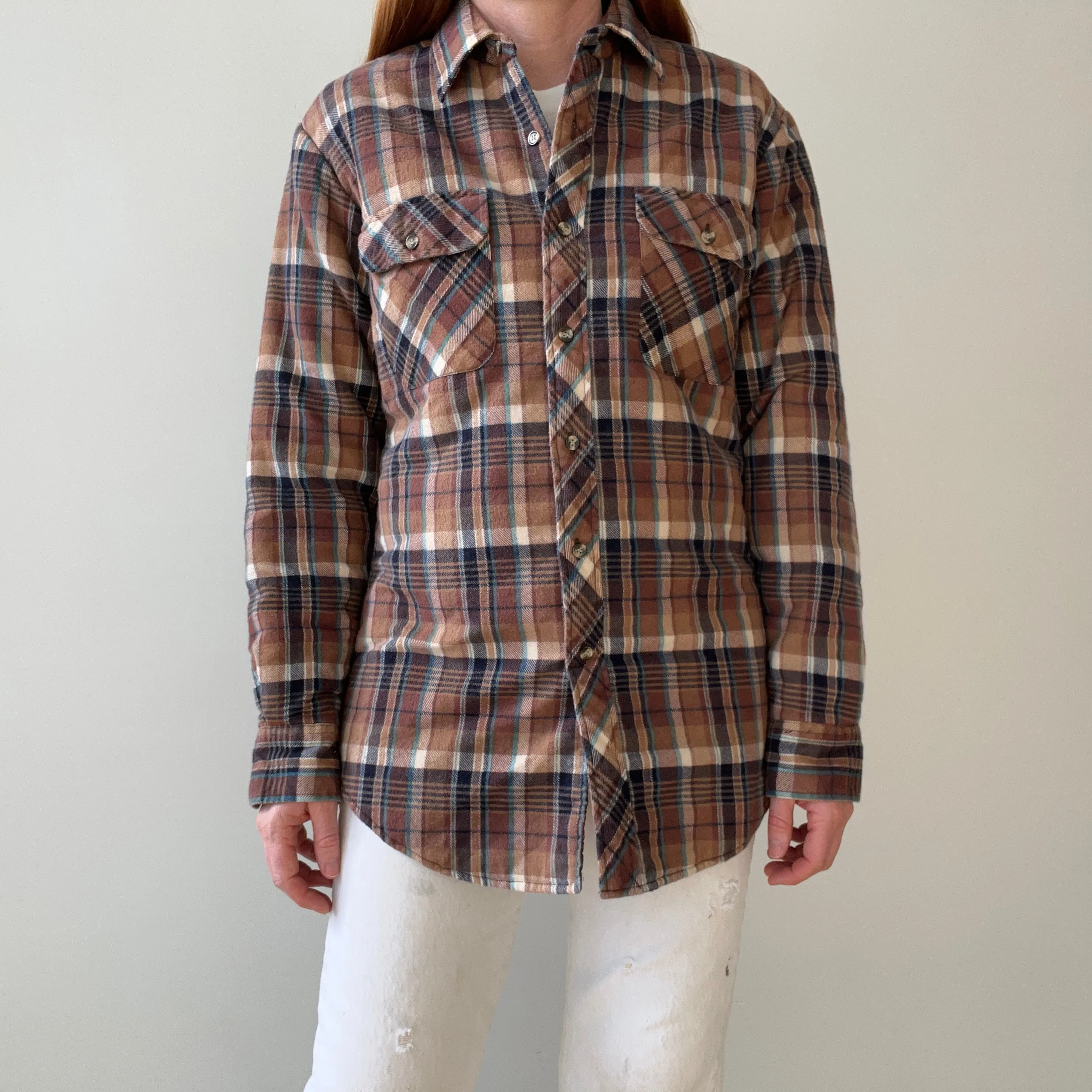 1980/90s Insulated Flannel Jacket/Shirt/Shaket - Excellent Shape