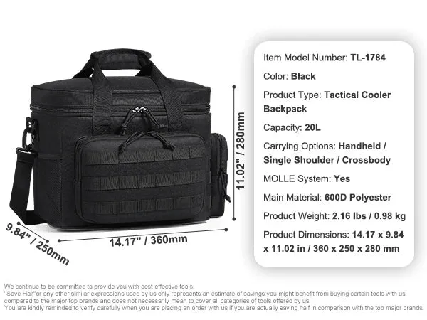 Backpack With Molle Design And Sponge Pad For Men And Women