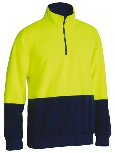 Bisley Hi Vis Polarfleece Zip Pullover (BK6889)