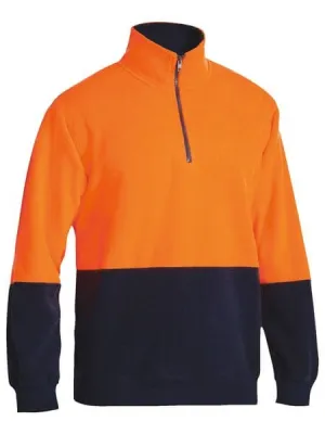 Bisley Hi Vis Polarfleece Zip Pullover (BK6889)