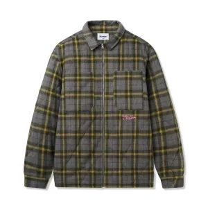 Butter Goods Jive Flannel Zip Thru Jacket Grey