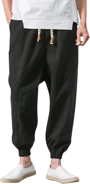 Cargo Trousers for Men Sweatpants Jogging Bottoms Regular Fit Fleece Tracksuit Joggers Gym Sport Drawstring Trousers