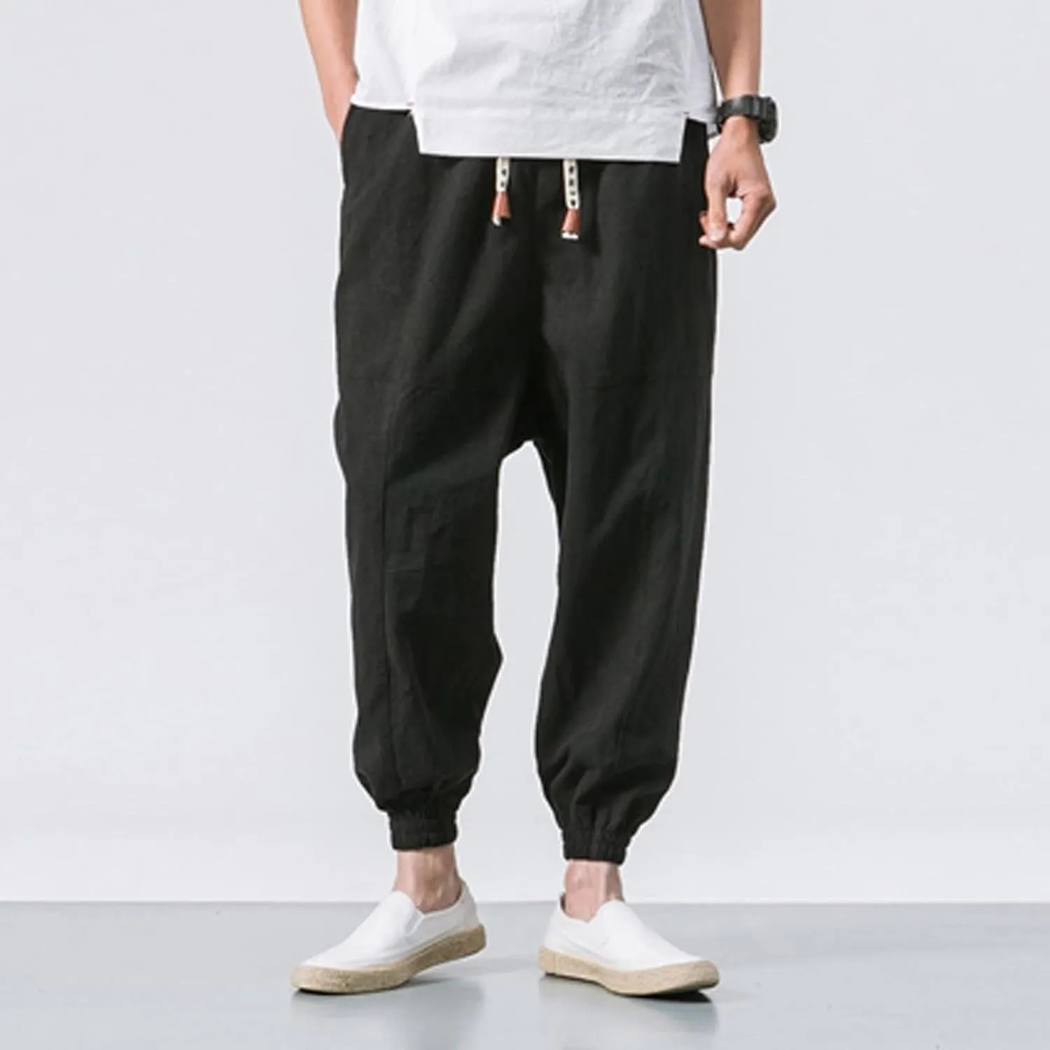 Cargo Trousers for Men Sweatpants Jogging Bottoms Regular Fit Fleece Tracksuit Joggers Gym Sport Drawstring Trousers