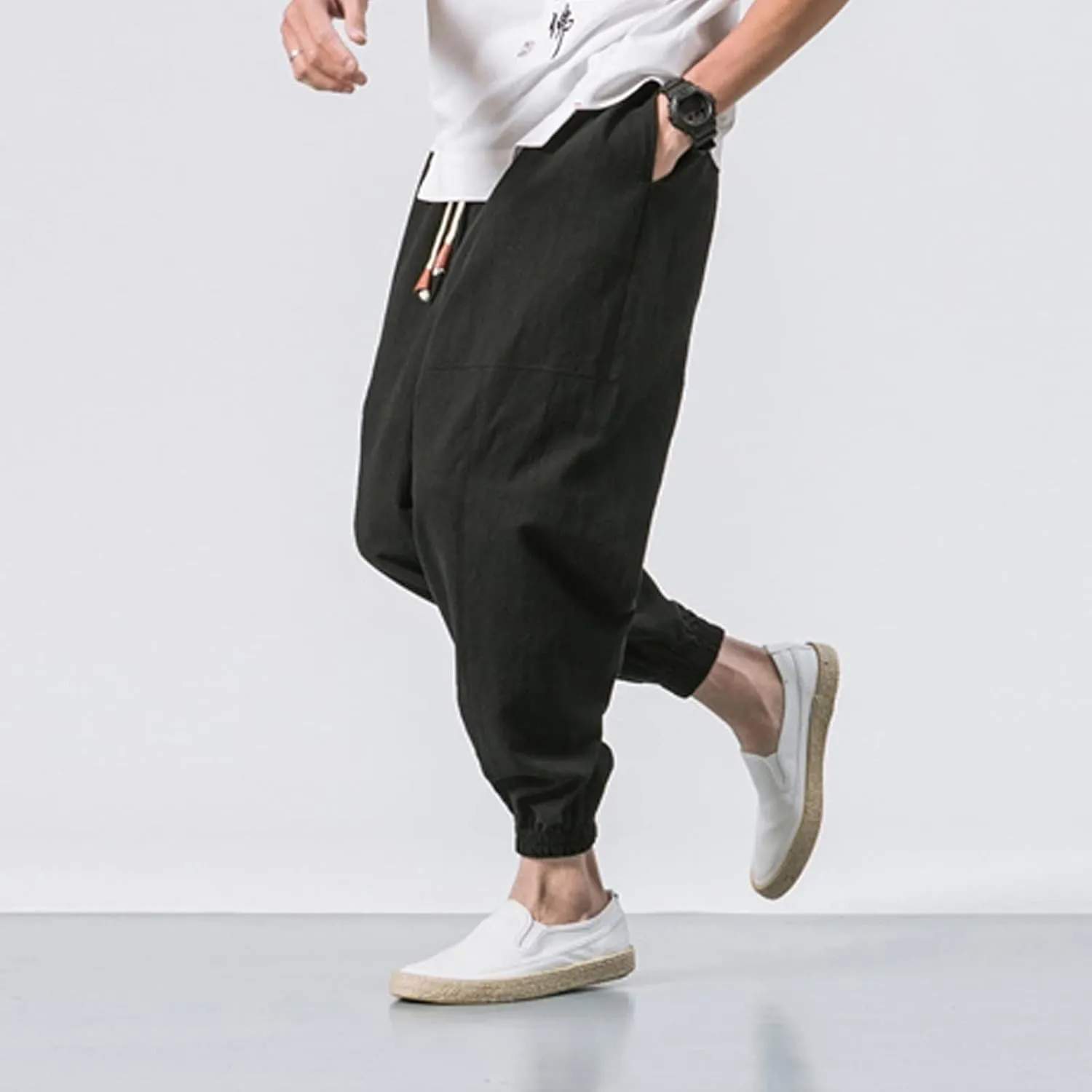 Cargo Trousers for Men Sweatpants Jogging Bottoms Regular Fit Fleece Tracksuit Joggers Gym Sport Drawstring Trousers