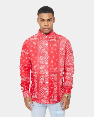 Carre Bandana Ultra Flannel Shirt Red