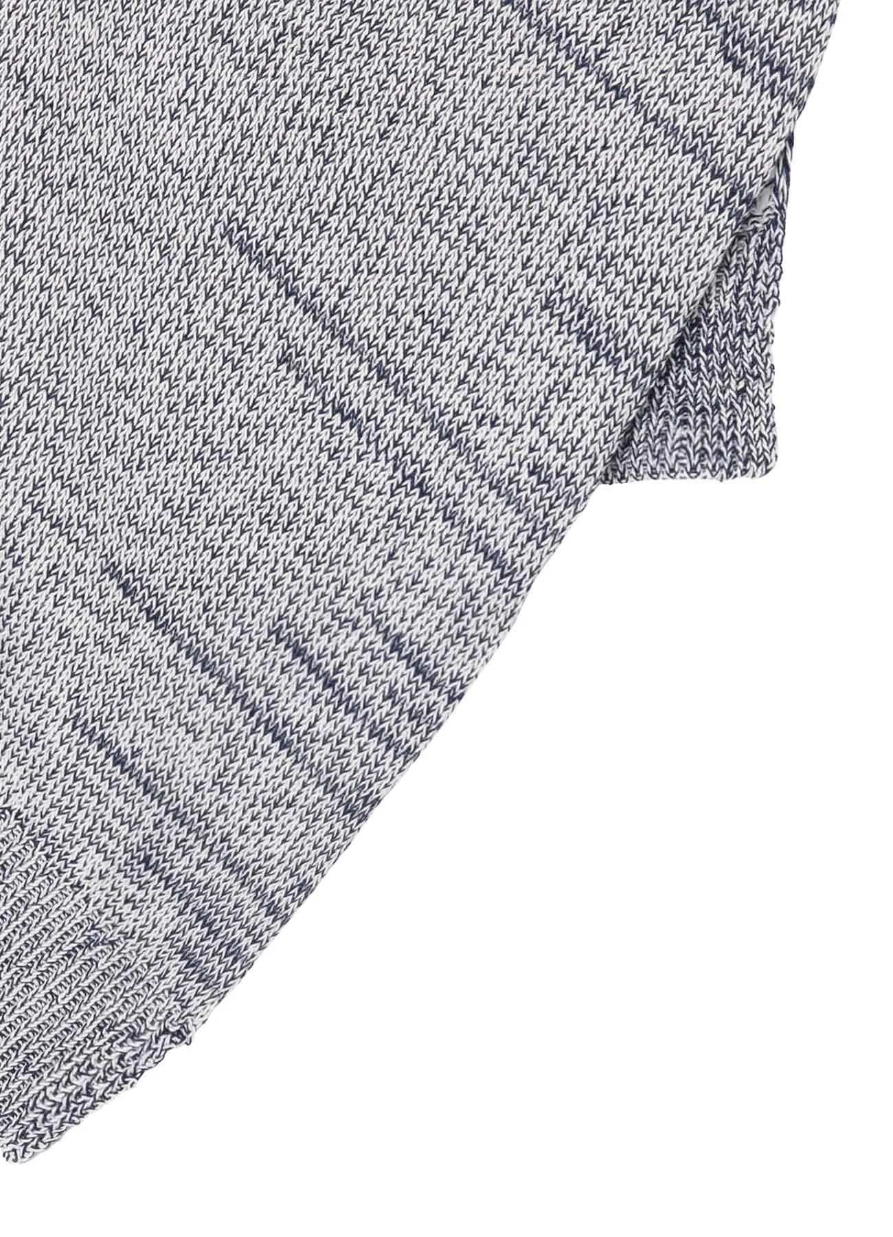 CODE YARN MESH LONG KNIT VEST