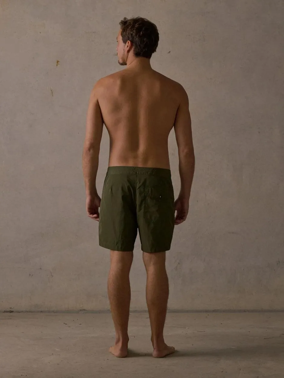 Double Layer Boardshort - Green