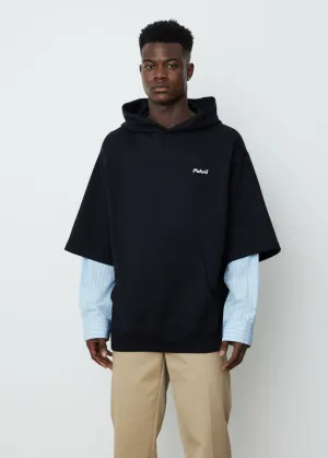 Double Layer Logo Hoodie