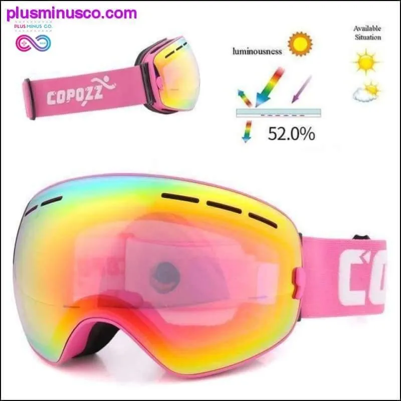 Double Layer Ski Goggles || PlusMinusco.com