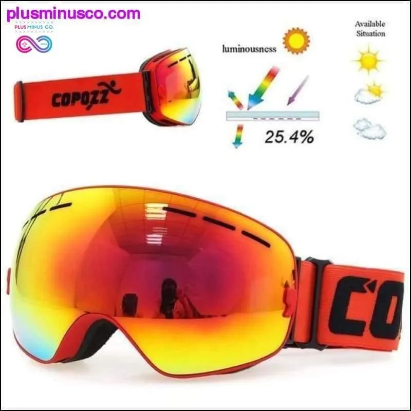 Double Layer Ski Goggles || PlusMinusco.com
