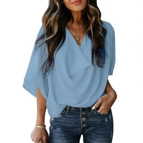 DressBetty - Women Fashion V Neck T-shirter