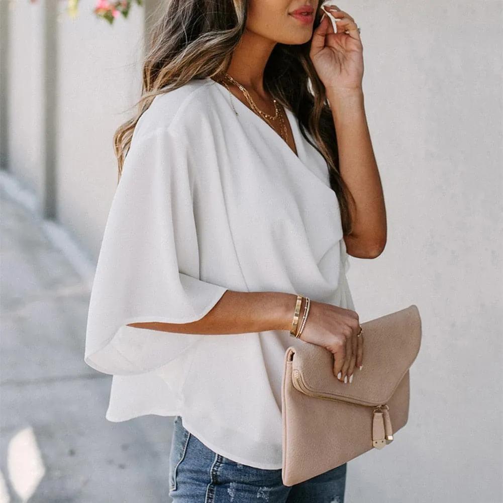 DressBetty - Women Fashion V Neck T-shirter