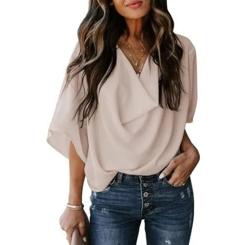 DressBetty - Women Fashion V Neck T-shirter
