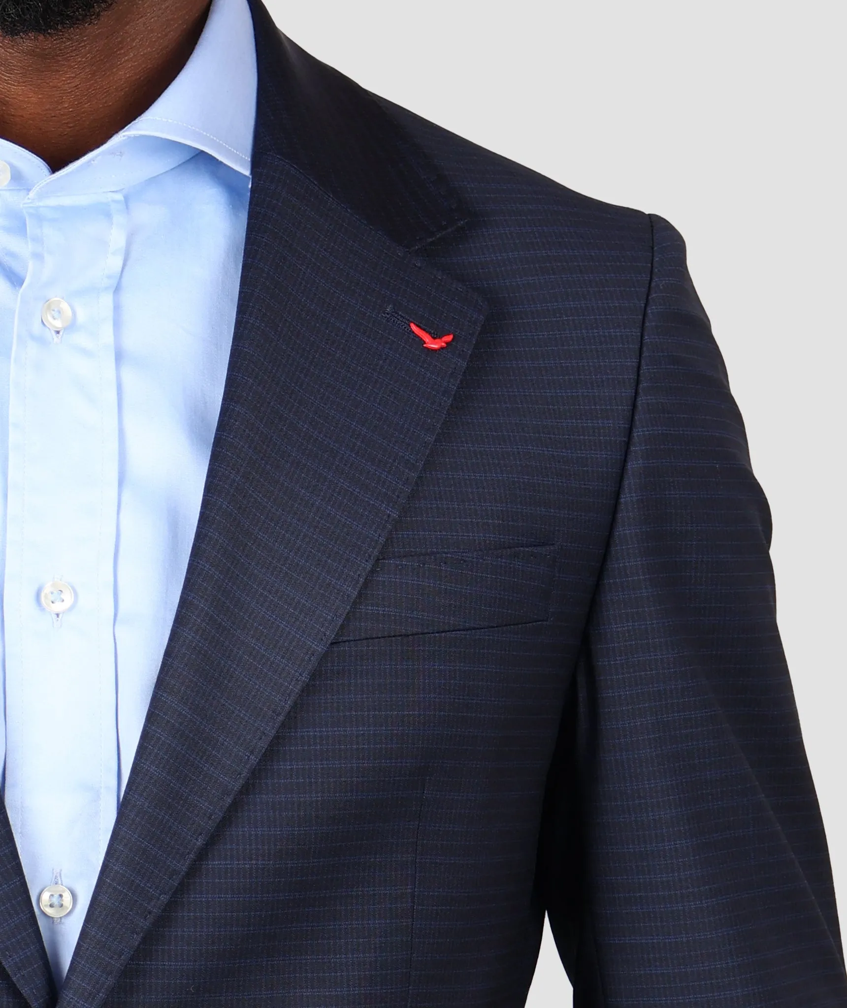 DS Damat Blue Regular Fit Suit