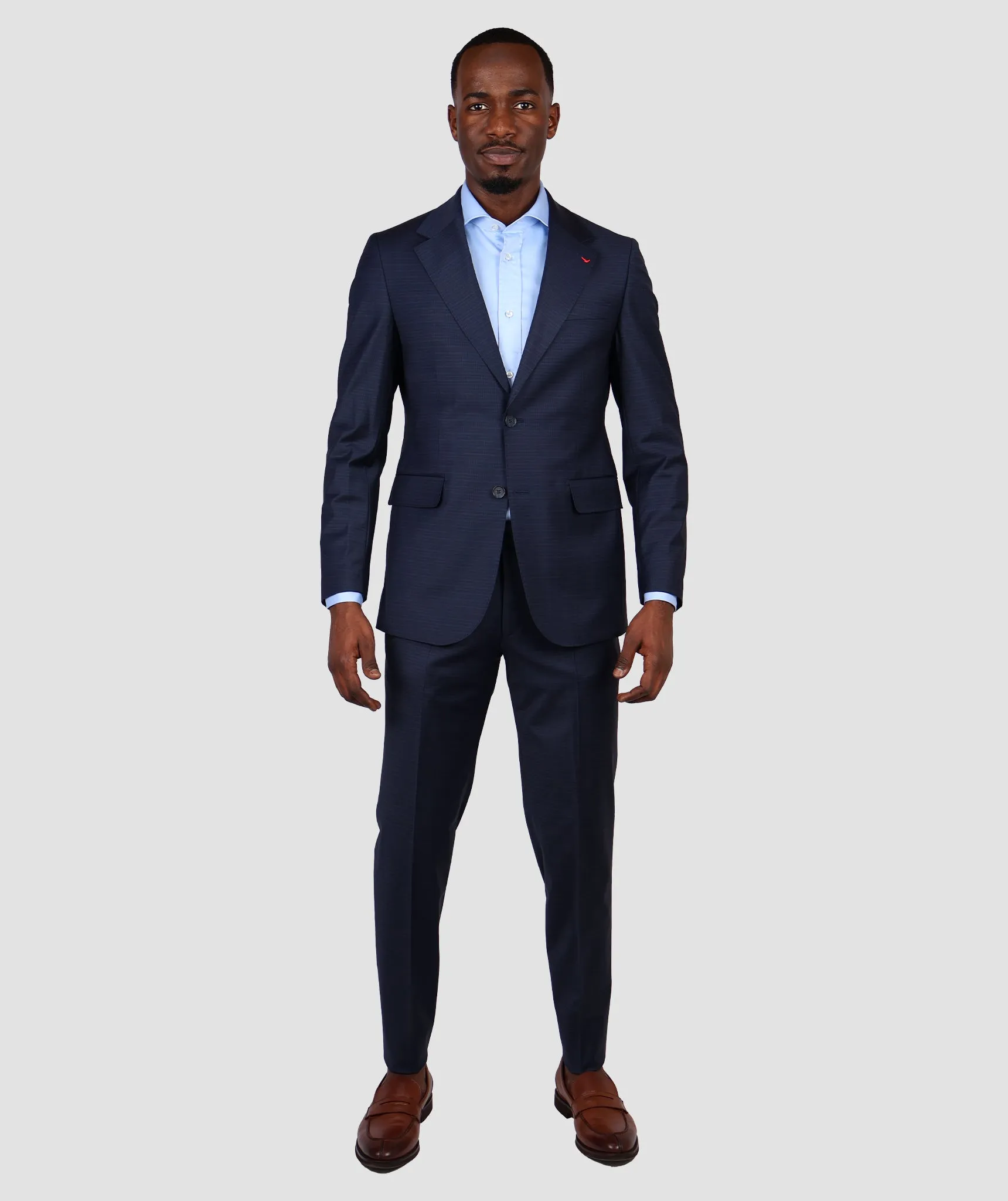DS Damat Blue Regular Fit Suit