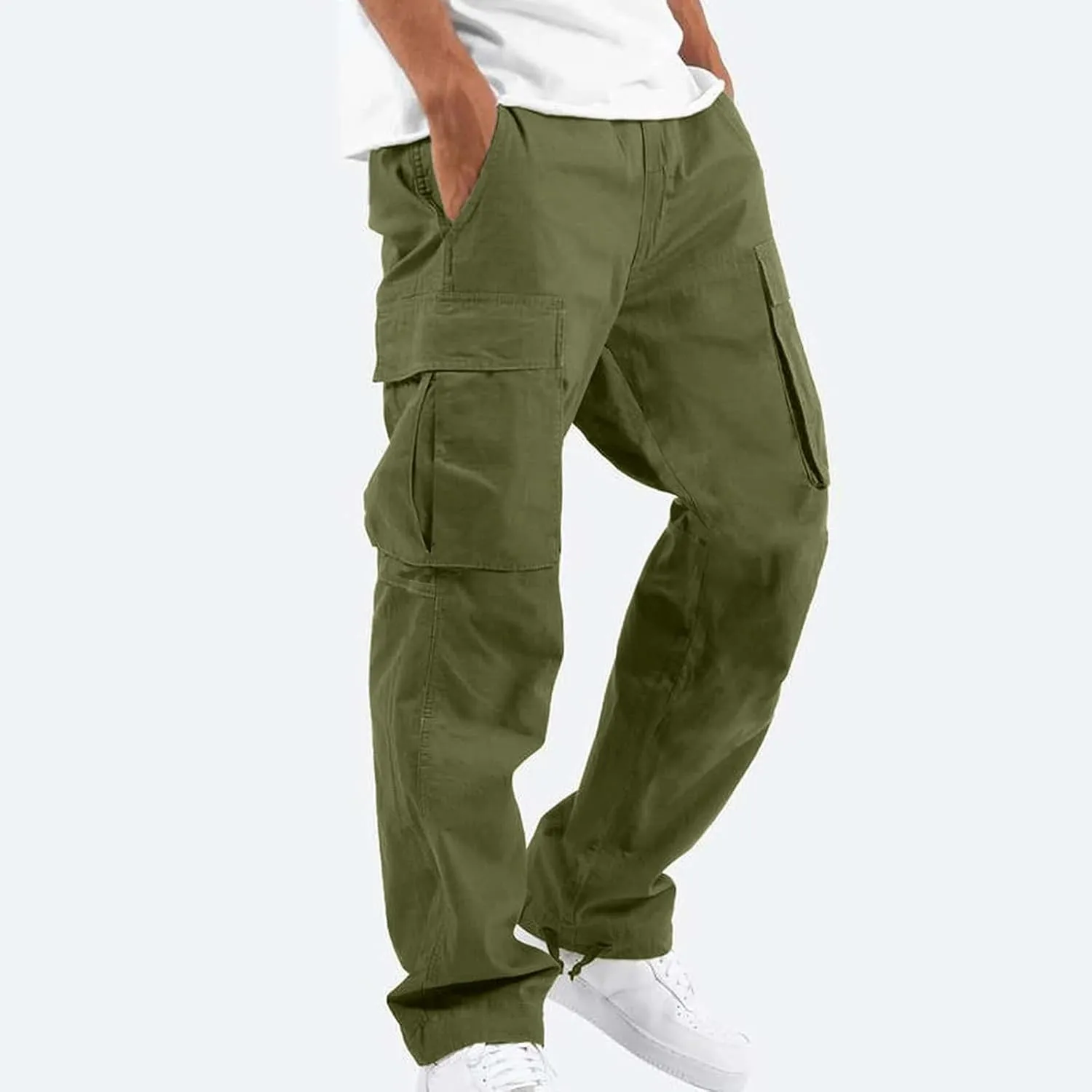 DuDubaby Men's Sports Casual Jogging Trousers Lightweight Hiking Work Pants Outdoor Pant