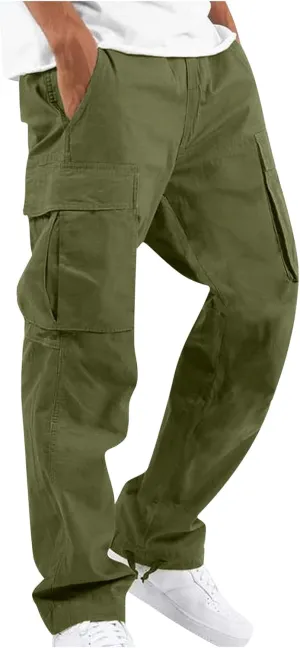 DuDubaby Men's Sports Casual Jogging Trousers Lightweight Hiking Work Pants Outdoor Pant