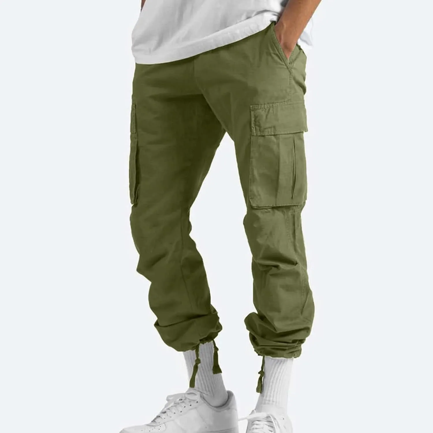 DuDubaby Men's Sports Casual Jogging Trousers Lightweight Hiking Work Pants Outdoor Pant