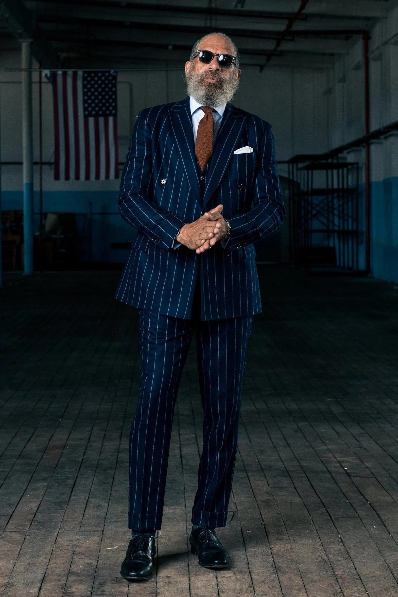 Flannel Chalkstripe Suit