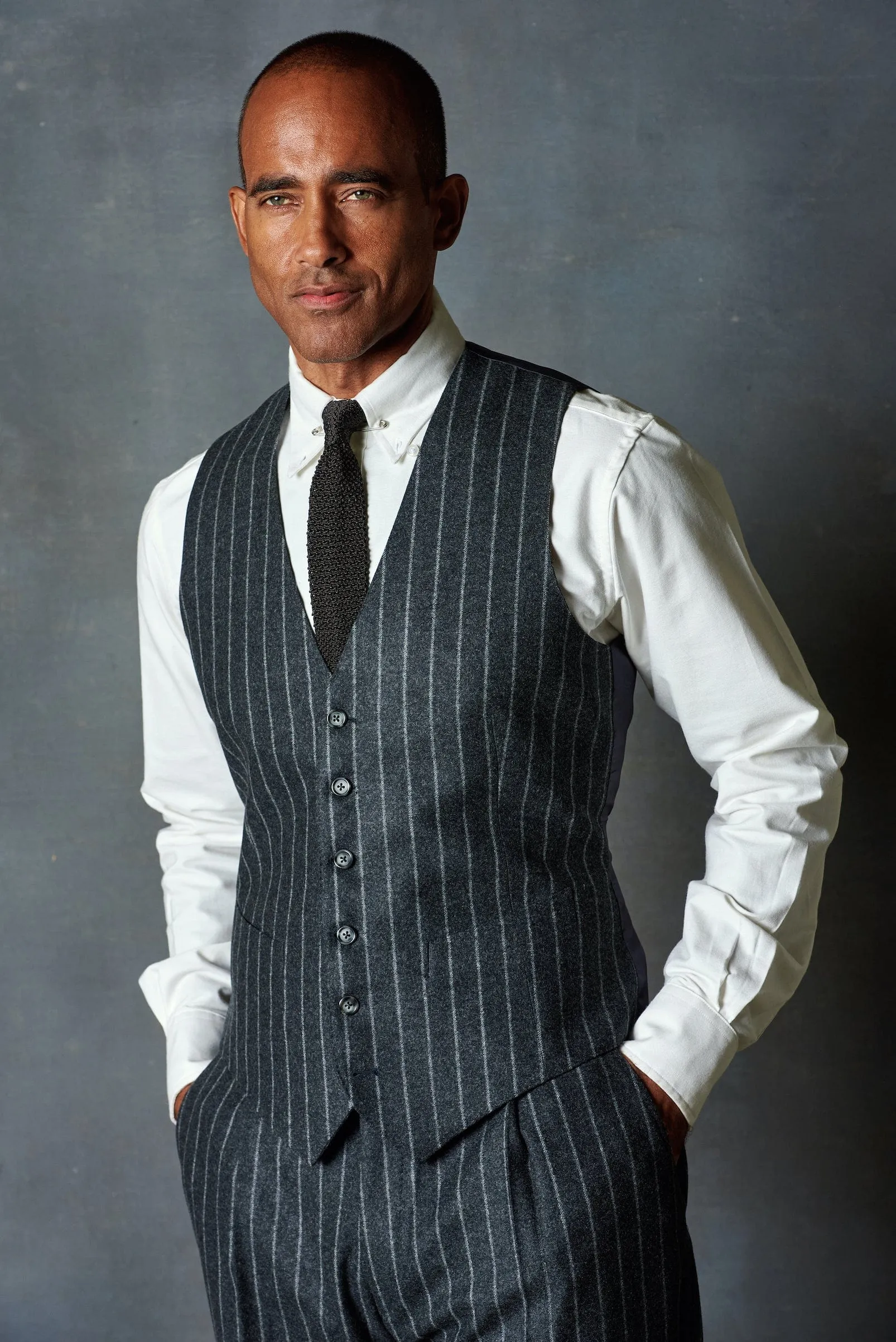 Flannel Chalkstripe Suit