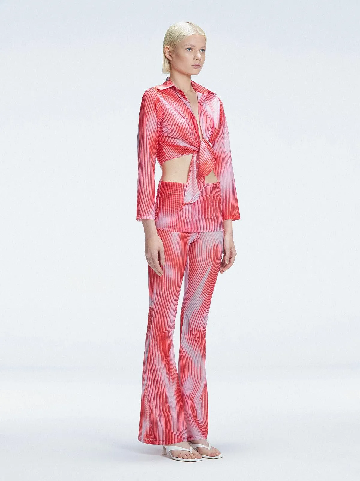 Greta Red Sonar Top