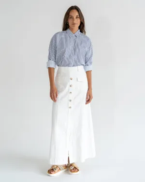 Hudson Maxi Skirt - White