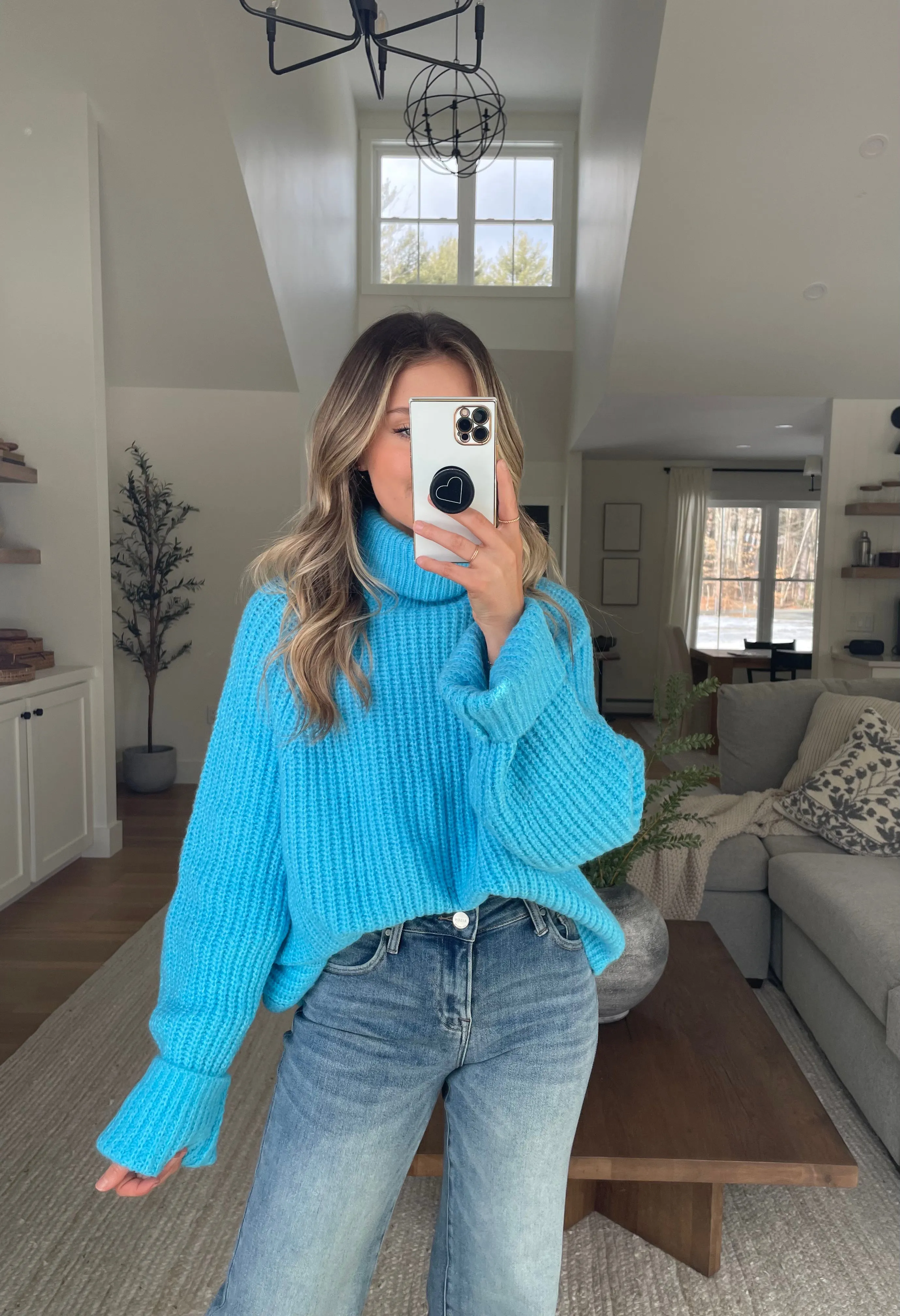 Into The Blue Chunky Knit