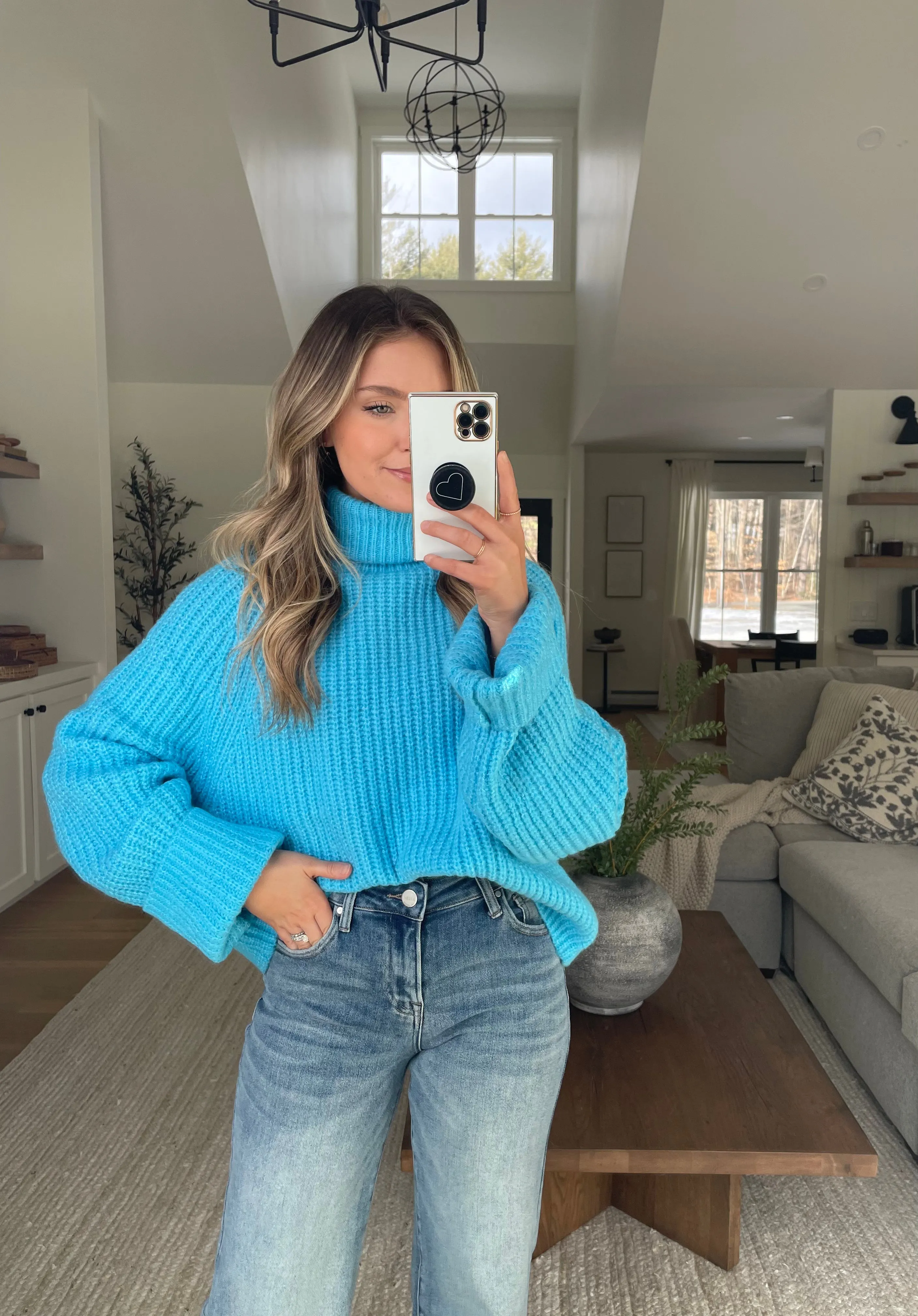 Into The Blue Chunky Knit