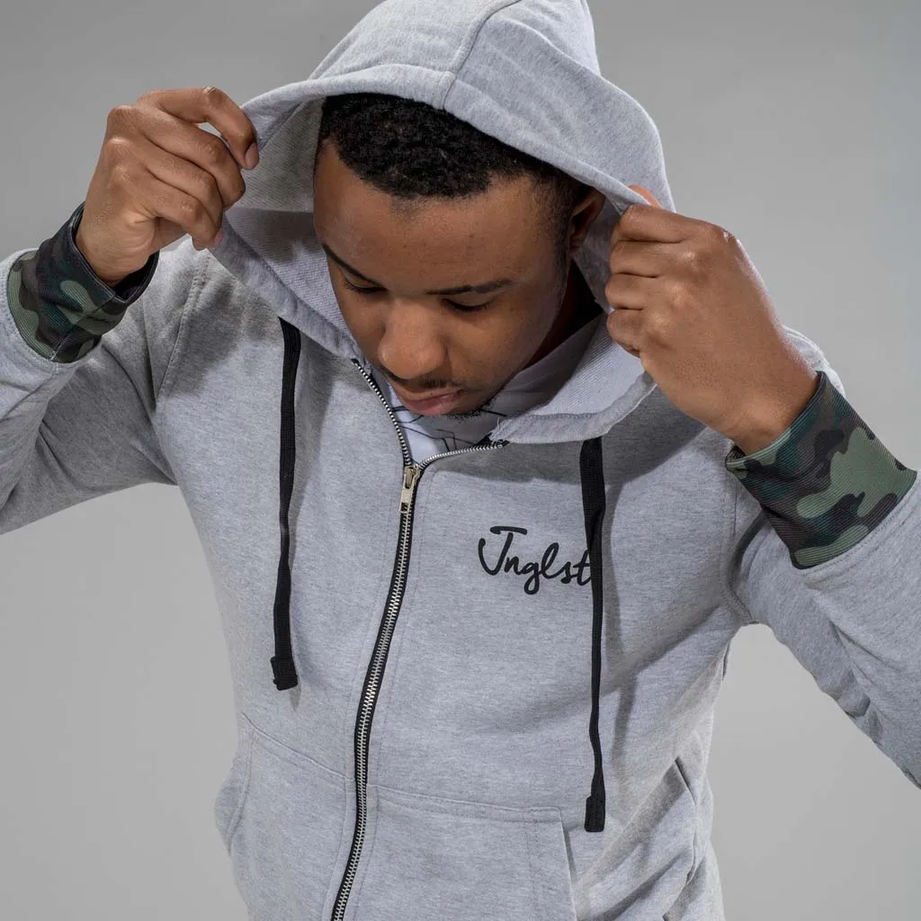 Jnglst King Grey Zip Hoodie