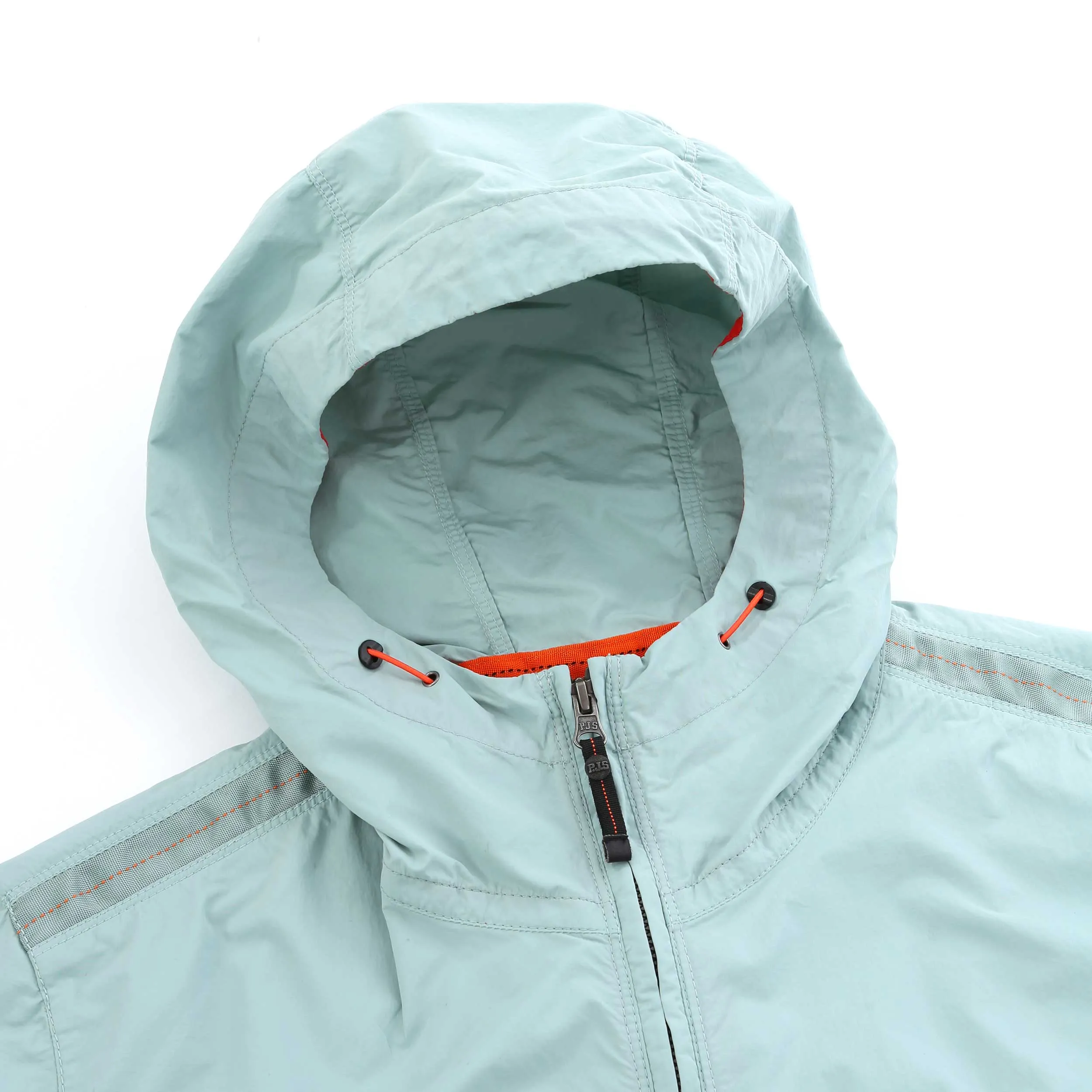 Mens Parajumpers Nigel Hooded Jacket in Stylish Mineral Green