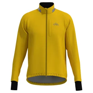 Skld Men's Yellow Shell Cycling Jacket