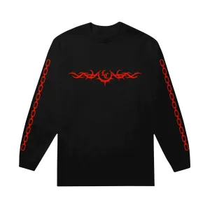 Tribal Black Long Sleeve Tee