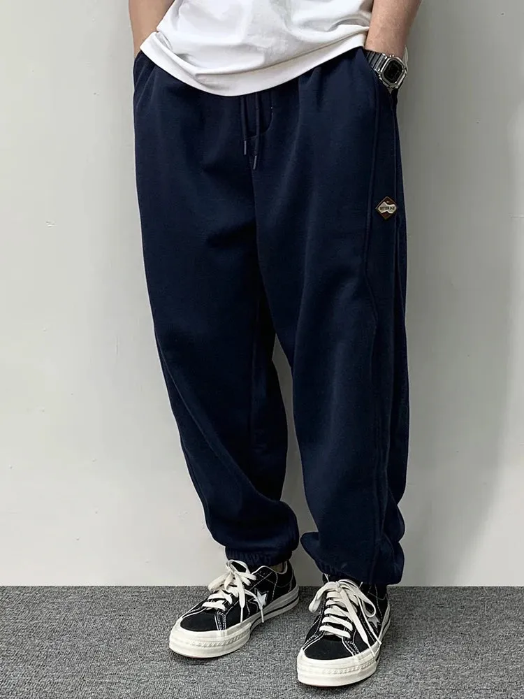 Wiaofellas  -  Winter Streetwear Fleece Jogging Pants Men Korean Fashion Sport Pants Thick Running Trousers Harajuku Men'S Clothing Joggers