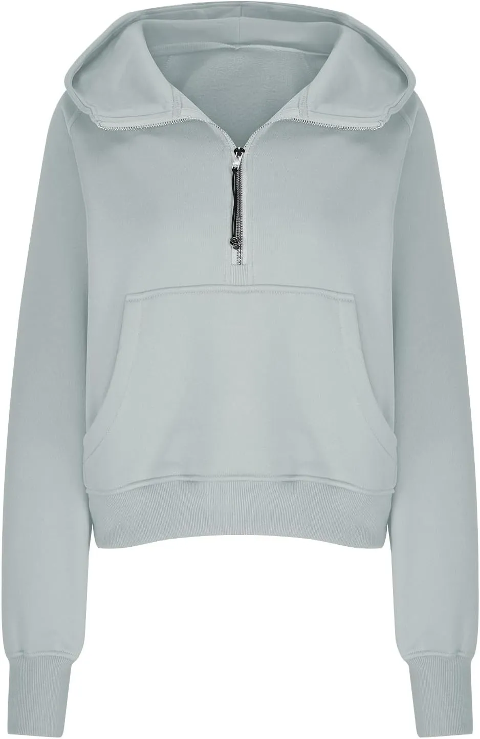 Womens Oversized High Neck Sweatshirt Zip Up Casual Long Sleeve Pullover Shirts Fall Winter Clothes Preppy Clothes