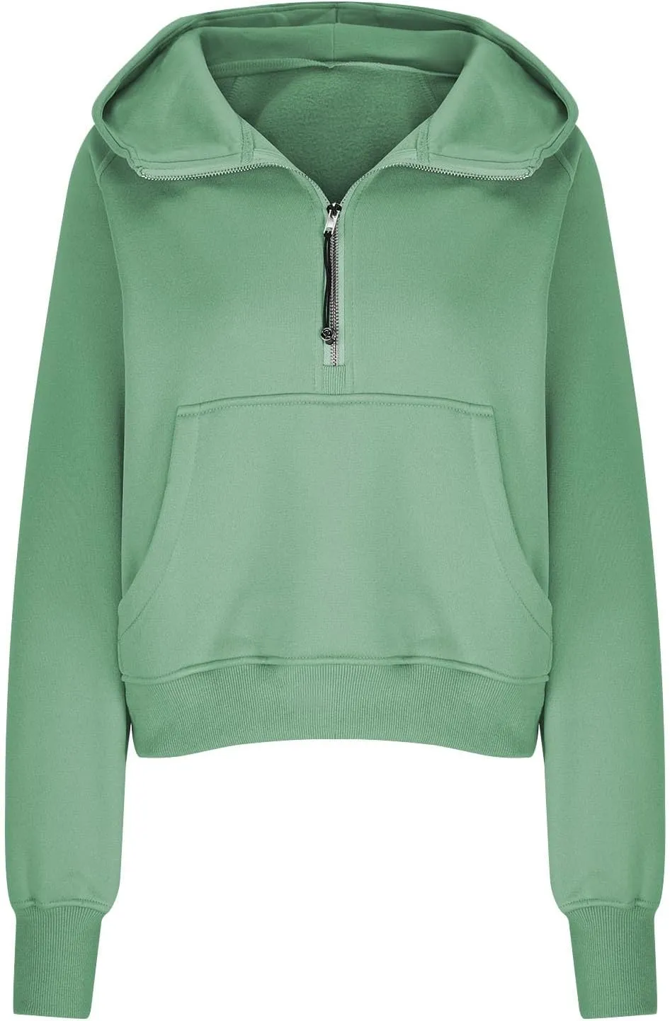 Womens Oversized High Neck Sweatshirt Zip Up Casual Long Sleeve Pullover Shirts Fall Winter Clothes Preppy Clothes